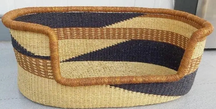 Mama Zuri Style Dog Basket handmade Cozy bed ,French bull dog baskets