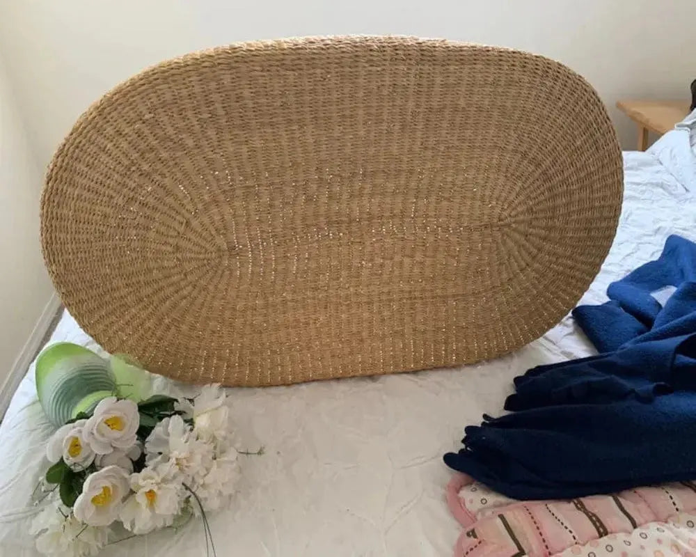 Mama Zuri Style Bolga Baby Baskets Mamazuri Rattan Baby Bassinet basket