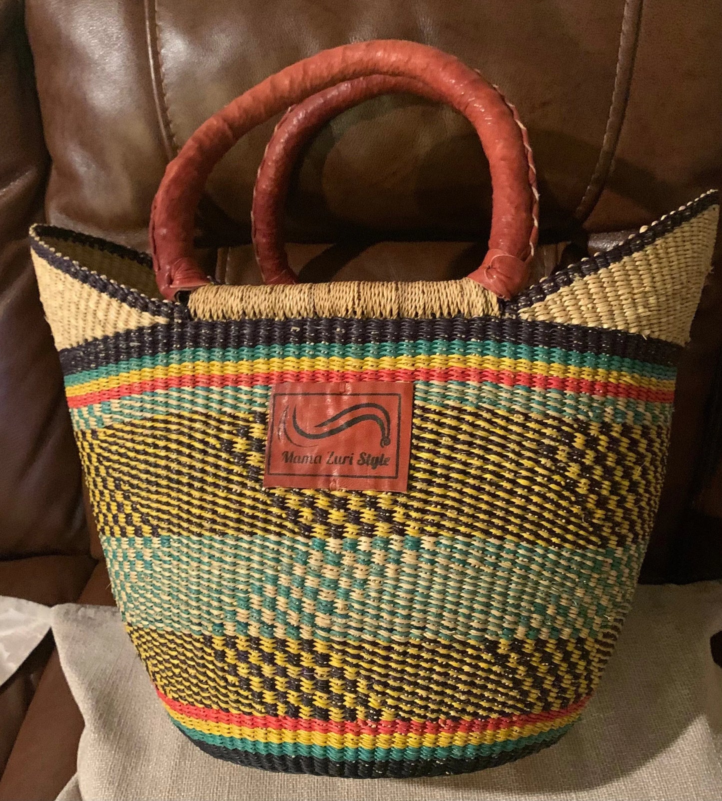 Mama Zuri Style Baskets Organic handmade basket bag for women