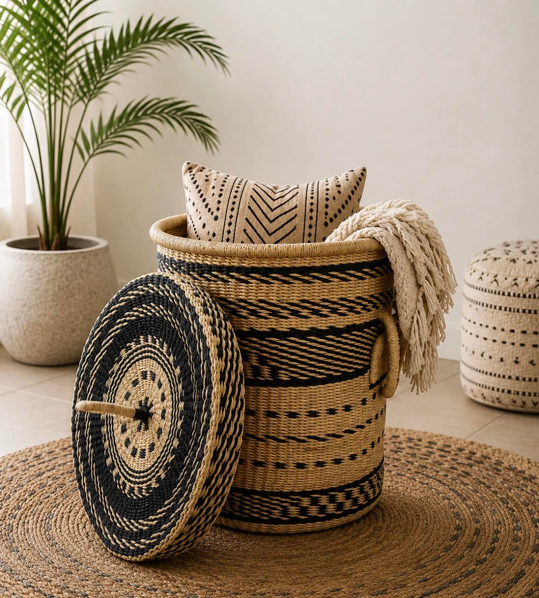 How Bolga baskets Are Made