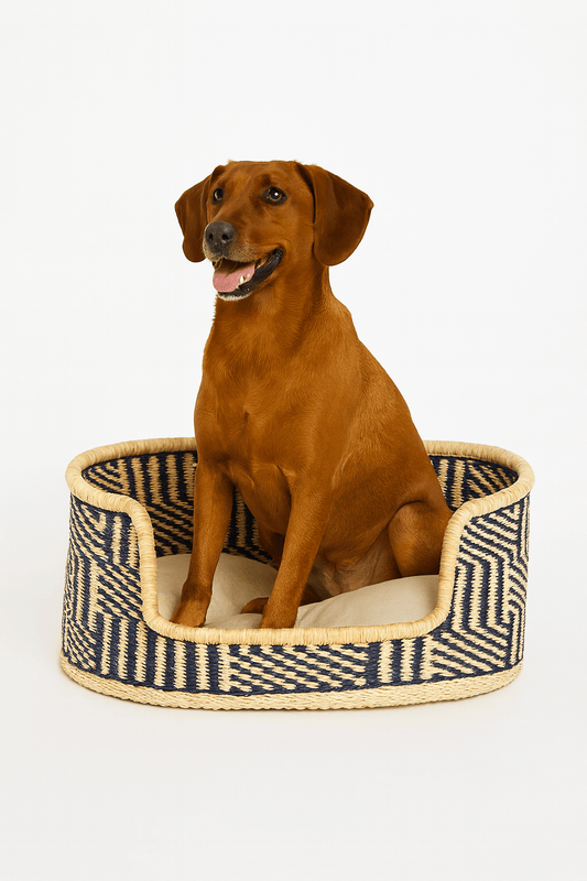 Mama Zuri Style Dog Basket  handmade Cozy bed ,French bull dog baskets