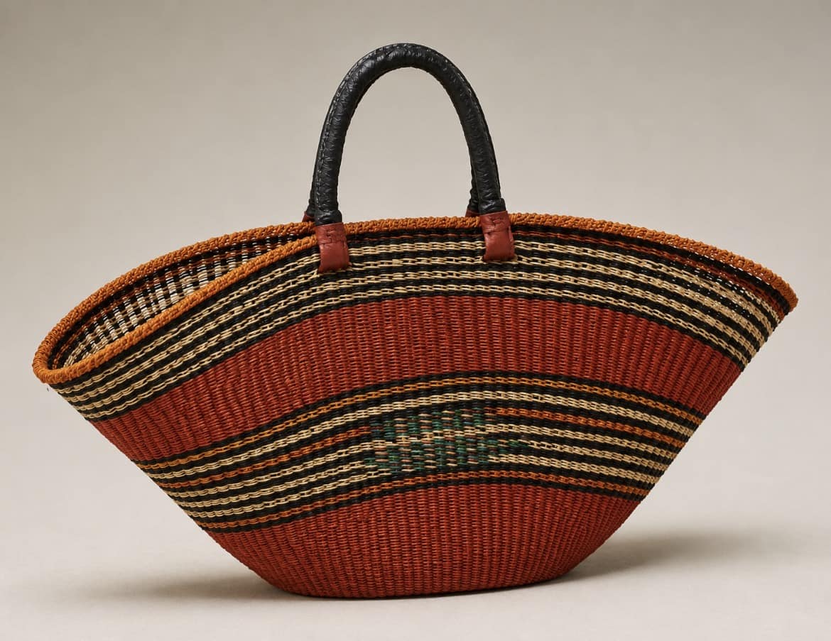 Mama Zuri Style Bolga Baskets High fashion african woven basket statement