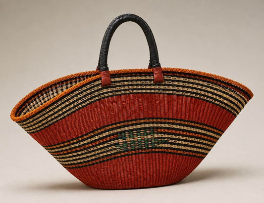 Mama Zuri Style Bolga Baskets High fashion african woven basket statement
