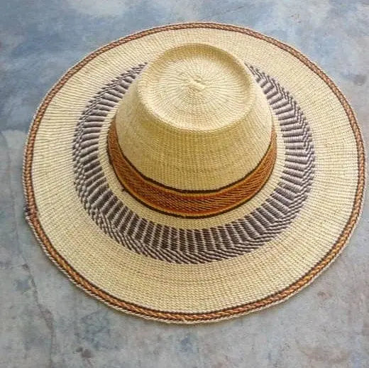 Mama Zuri Style luffy Handmade bolga straw hat