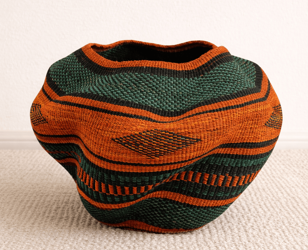 Mama Zuri Style Pakurigo decorative woven basket