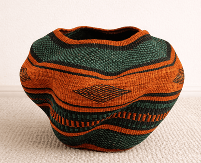Mama Zuri Style Pakurigo decorative woven basket