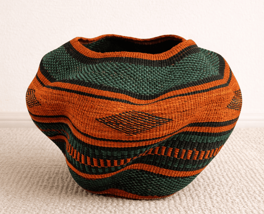 Mama Zuri Style Pakurigo decorative woven basket