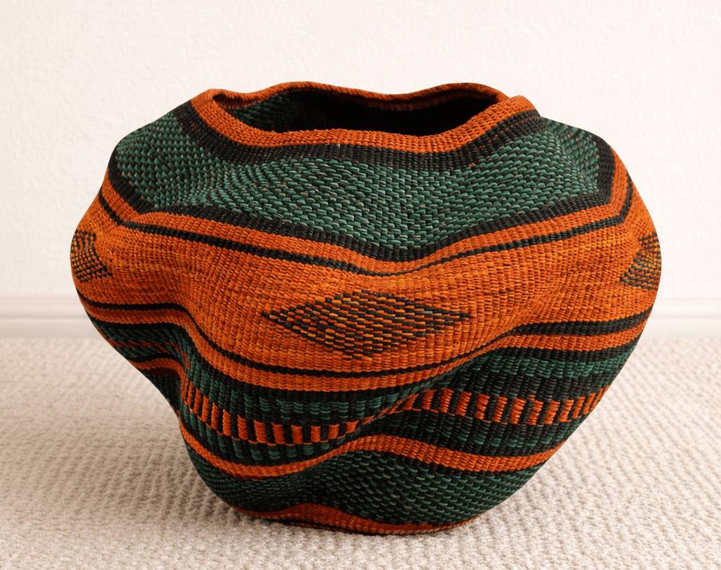 Mama Zuri Style Pakurigo decorative woven basket