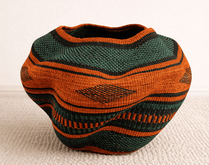Mama Zuri Style Pakurigo decorative woven basket