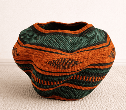 Mama Zuri Style Pakurigo decorative woven basket