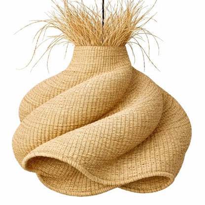 Mama Zuri Style Lampshade 100 cm Width 80 cm length Unique Large Sustainable Lampshade - Eco-Friendly Pendant Light